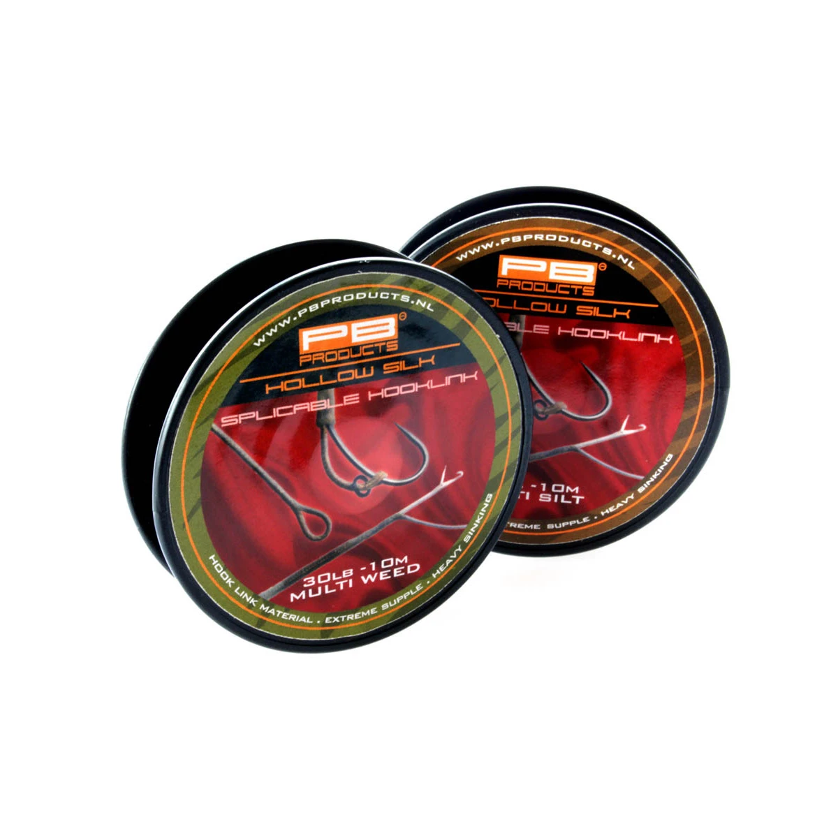 PB Products Hollow Silk Splicable Hooklink 10m Multi Silt 3 PB Products Hollow Silk Splicable Hooklink 10m Multi Silt