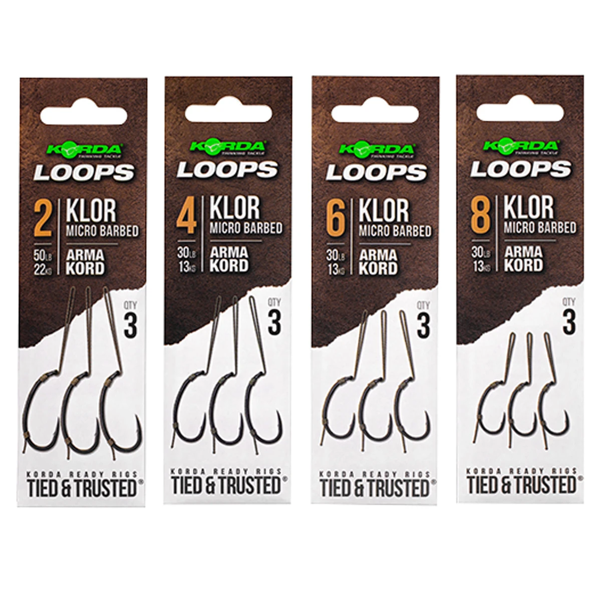 Korda Loop Rigs Klor 3 Korda Loop Rigs Klor
